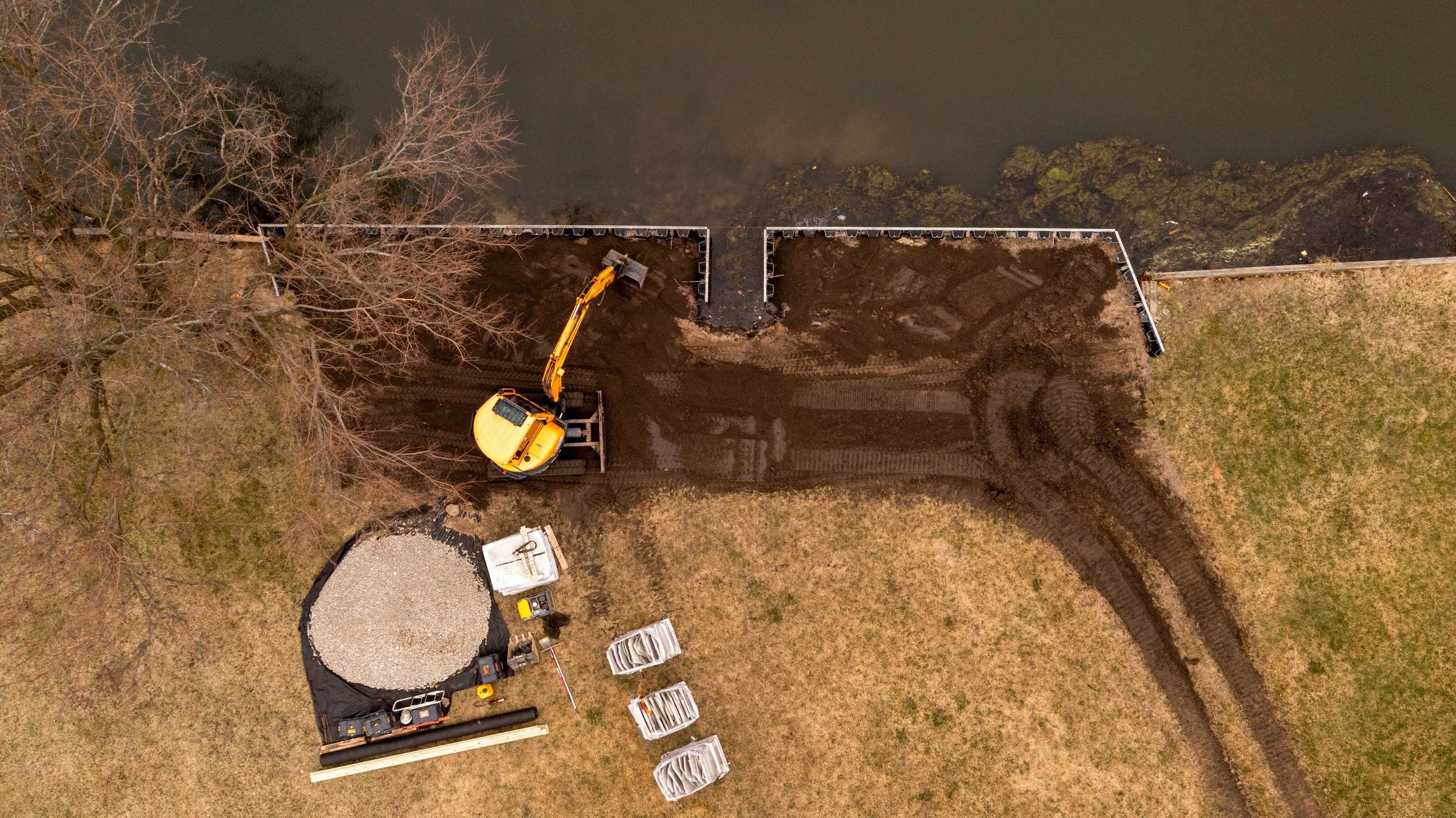 Project Seawall Installation at Lakes of the Four Seasons image