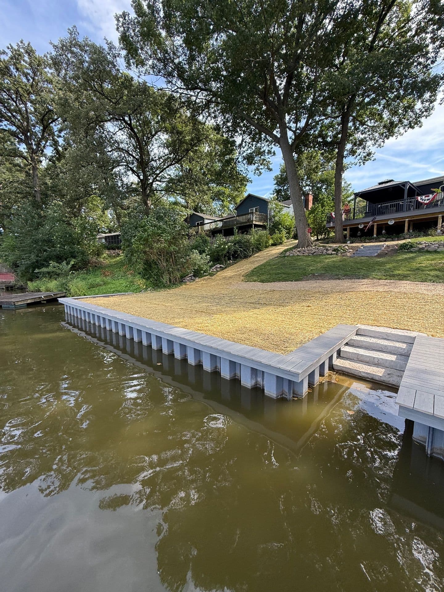 Gallery photos for Stunning Vinyl Seawall and Steps for Serenity: Image #2