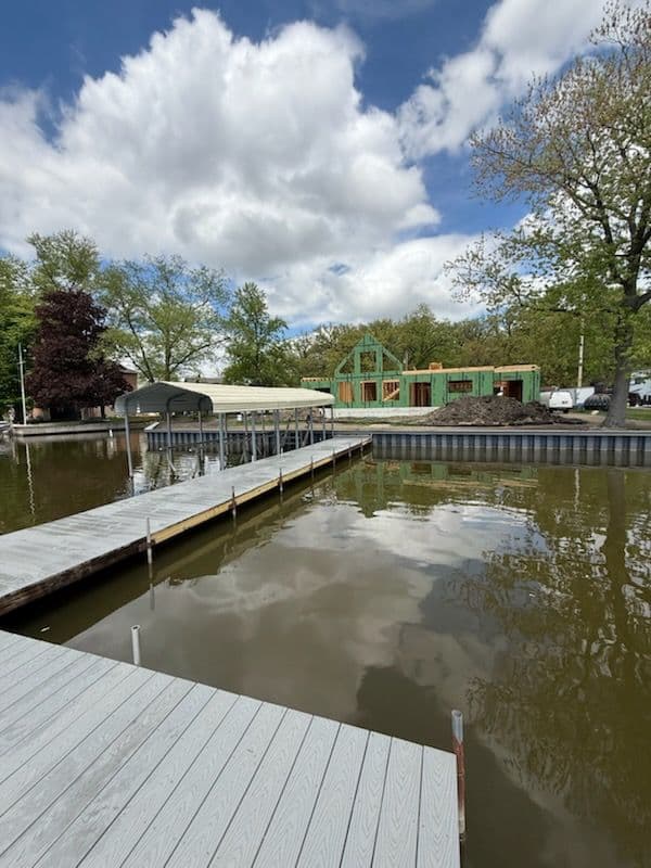 Gallery photos for Expert Seawall Installation and Dock Refinishing in Lake Dalecarlia: Image #1