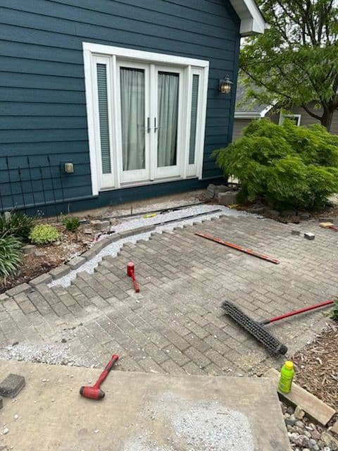 Gallery photos for Revitalized Patio Repair in Cedar Lake Indiana: Image #1