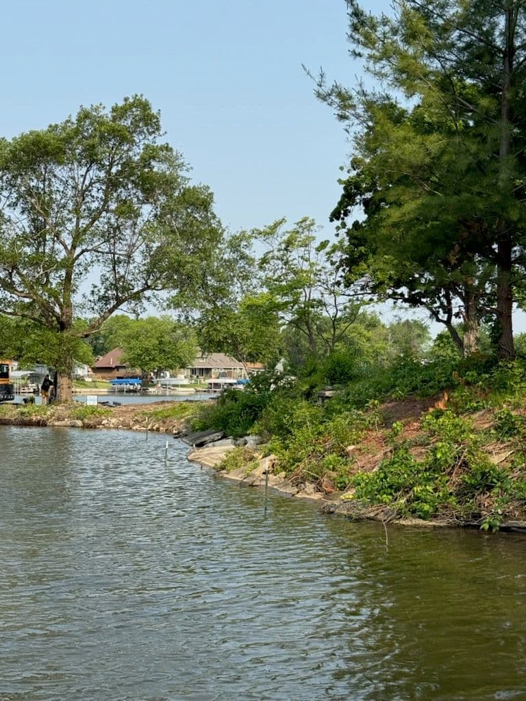 Lakefront Transformation with Expert Seawall Installation